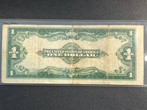 1923 US $1 BLUE SEAL LARGE SIZE SILVER CERTIFICATE