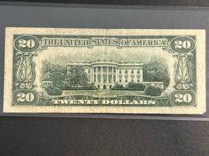1950-A US GREEN SEAL $20 FEDERAL RESERVE NOTE