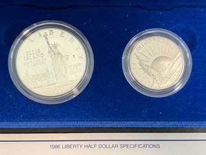 US LIBERTY COINS HALF DOLLAR AND SILVER DOLLAR