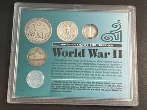 WORLD WAR II 5 COIN SET