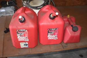 lot 8 image: Gas Cans