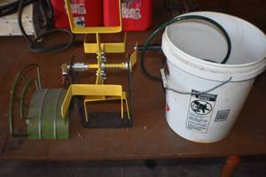 lot 10 image: Air hose and reel