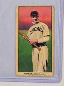 lot 10 image: Solly Hofman T206 Helmar Cigars Vintage Baseball Cards