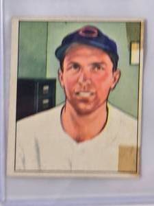 lot 17 image: Danny Litwhiler 1950 Bowman Gum No. 198 Vintage Baseball Cards