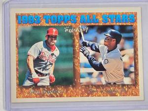 lot 67 image: Ken Griffey Jr. & Len Dykstra 1993 Gold Topps All Stars No. 388