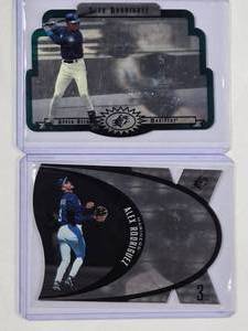lot 74 image: Lot of 2 Alex Rodriguez Die Cut Cards - 1997 Upper Deck SPx No. SPX46 & 1996 Upper Deck SPx No. 57