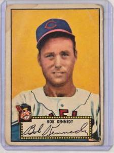 lot 90 image: Bob Kennedy 1952 Topps No. 77 - Vintage Baseball Card