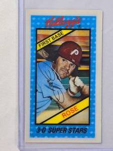 lot 131 image: Pete Rose 1980 Kelloggs 3-D Super Stars