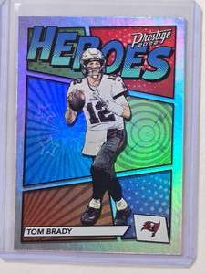 lot 149 image: Tom Brady 2023 Panini Prestige Heroes Foil Insert No. H-15
