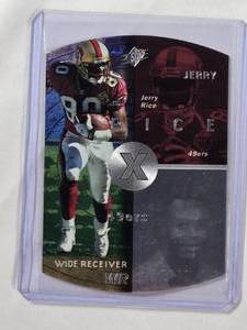 lot 159 image: Jerry Rice 1998 Die Cut Upper Deck SPx No. 40