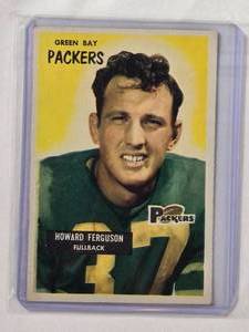 lot 164 image: Howard Ferguson 1955 Bowman No. 57 Vintage Football Card