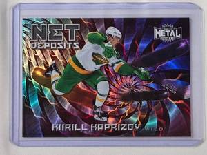 lot 168 image: Kirill Kaprizov Rookie 2020-21 Skybox Foil Metal Universe No. ND-1