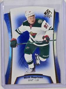 lot 169 image: Kirill Kaprizov Blue Rookie Die Cut SP Upper Deck 2021-22 SP Authentic