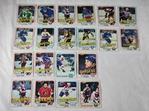 lot 175 image: Lot of 20 Vintage Hockey Cards 1981 Topps