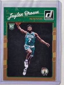 lot 177 image: Jaylen Brown Rookie 2016-17 Panini Donruss No. 153