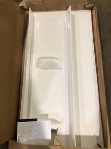 lot 7 image: Delta Pro Series 57 in. H X 60 in. W X 32 in. L White Bathtub Wall Set Customer Returns See Pictures