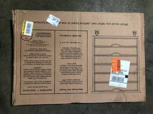 lot 11 image: Adeptus Medium Pine 6-Drawer Solid Wood Wide Roll Cart Customer Returns See Pictures  Adeptus Medium Pine 6-Drawer Solid Wood Wide Roll Cart Customer Returns See Pictures