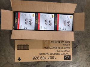 lot 34 image: Lot of  Defiant Naples Satin Nickel Single Cylinder Project Pack Customer Returns See Pictures