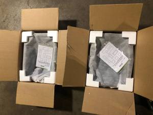 lot 25 image: Lot of 2 AKDY 16 in. W x 12 in. H x 4 in. D 18-Gauge Stainless Steel Bathroom Shower Wall Niche in Matte Black