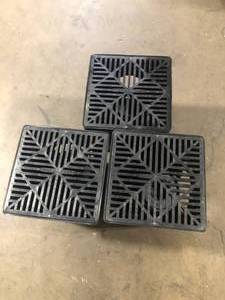 lot 37 image: Lot of NDS 12 in. x 12 in. Drainage Catch Basin, 2 Opening Kit  Customer Returns See Pictures