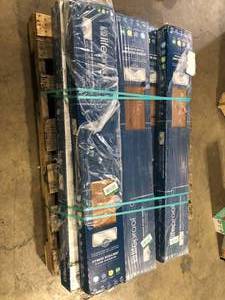 lot 38 image: 7 Boxes of Lifeproof Coventry Lane 7.6 in. W x 50.6 in. L Waterproof Hybrid Resilient Flooring (21.2 sq. ft.case)  Customer Returns See Pictures