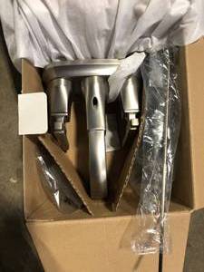 lot 45 image: MOEN Ayda 4 in. Centerset 2-Handle Bathroom Faucet in Spot Resist Nickel Customer Returns See Pictures