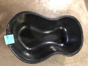 lot 48 image: Compact Preformed Pond Liner black Costumer Returns See Pics