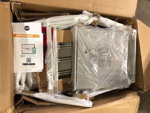 lot 23 image: StyleWell Crystal Cape 4-Piece Metal Patio Conversation Set with Warm Grey Cushions Customer Returns See Pictures