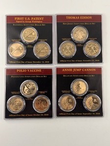 lot 3 image: Four Different Innovation Dollar Sets from 2018-19