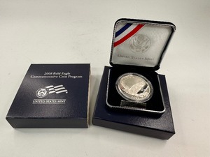 lot 76 image: 2008 Proof Bald Eagle Silver $1