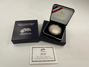 lot 78 image: 2010 Proof Boy Scout Silver $1