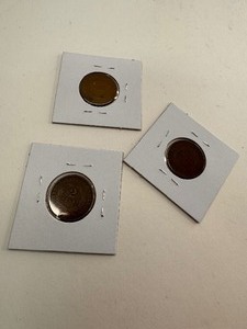 lot 94 image: 3x 2 Cent Pieces (1864, 1867,1869)