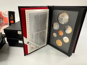 lot 26 image: 4x Canadian Proof Sets From 1996-1999