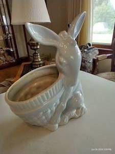 lot 36 image: Vintage Royal Haeger Donkey Planter