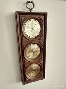 lot 46 image: Vintage Springfield ThermometerBarometerHumidity Gauge