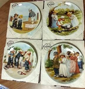 lot 90 image: Four Jeanne Down Plates by Knowels