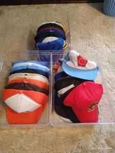 lot 132 image: Three Bins of Hats