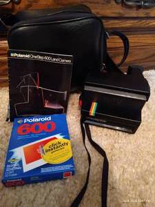 lot 135 image: Polaroid Camera wFilm & Case
