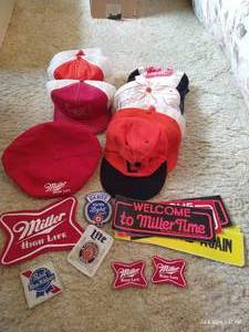lot 163 image: Beer Patches & Hats & Farmer Caps