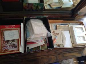 lot 167 image: (3) Boxes of Cards, Bridal Shower Games, Etc