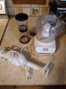 lot 232 image: Kitchen Aid Mini Food Processor, Hand Chopper, Immersion Blender