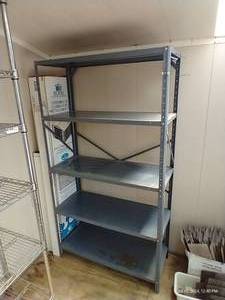 lot 344 image: Metal Shelf