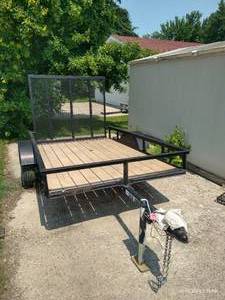 lot 362 image: Flatbed Trailer - 8ft x 5ft