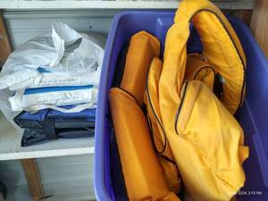lot 384 image: Life Vests & Boat Seats