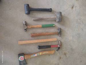 lot 419 image: Set of Mallets & Hammers w Axe