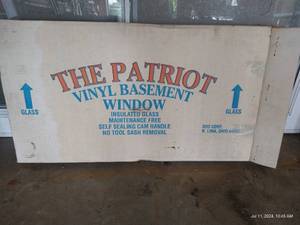lot 427 image: The Patriot Vinyl Basement Sliding Window 32x 38