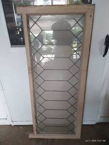 lot 432 image: Vintage Window 20.5 x 48