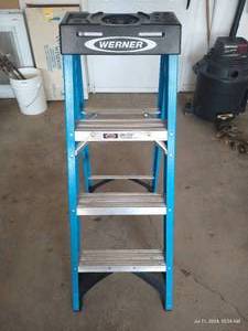 lot 434 image: Werner Step Ladder 46