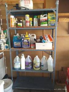 lot 455 image: Metal Garage Shelf Only