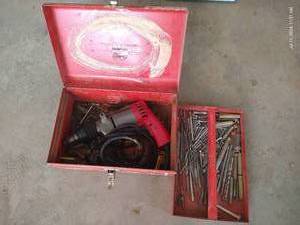 lot 456 image: Milwaukee Tool Box w Electric Drill